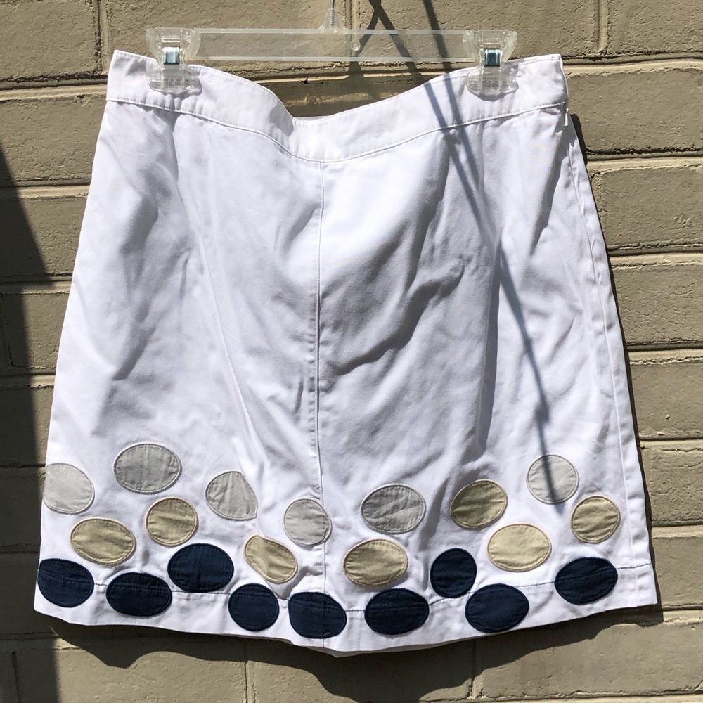 EUC Boden Size 10 Polka Dot Appliqué Skirt